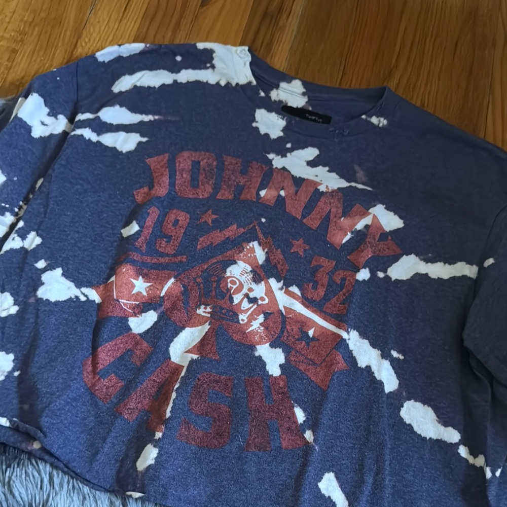 Twenty Blue and White Tie-Dye Sweatshirt